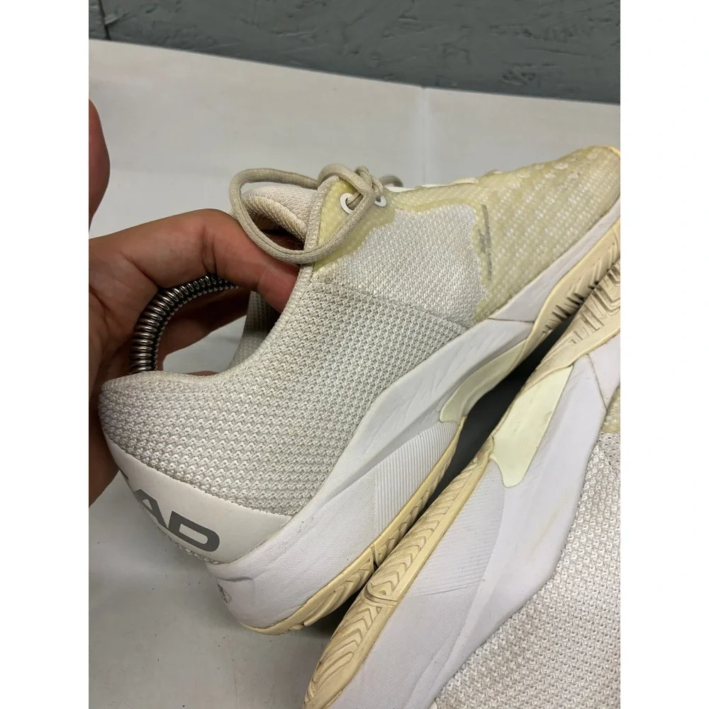 Head Revolt Pro 3.0 Tennis Shoes Performance Womens Size 9 White Cream Sneakers